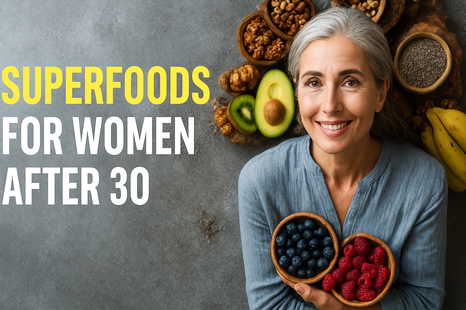 SUPERFOODS FOR WOMEN AFTER 30