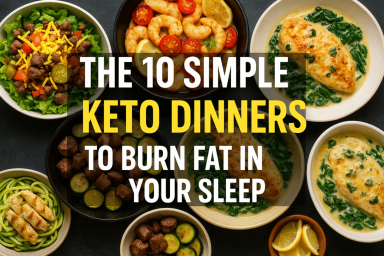 10 Easy Keto Dinner Recipes That Burn Fat While You Sleep”
