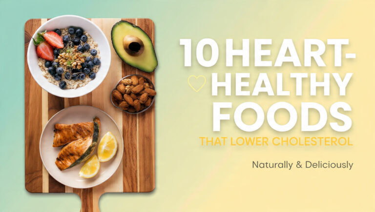 10 Heart-Healthy Foods That Lower Cholesterol Naturally